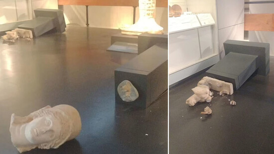 Un Turista De EE UU Destroza Estatuas Antiguas En Un Museo De Israel