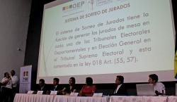 Elecciones Judiciales: habilitan cinco megacentros para capacitar jurados en Santa Cruz