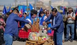 Luis Arce y sus afines festejan en El Alto la toma de control del MAS