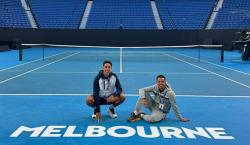 Los hermanos Dellien ya se encuentran en la sede del Abierto de Australia