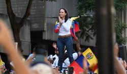 Detienen a María Corina Machado a la salida de una manifestación en Caracas