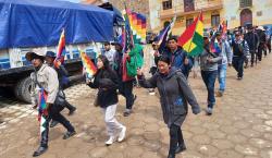 Marcha evista llegará este lunes a La Paz y amenaza con ingresar a la plaza Murillo