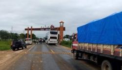 Productores de San Julián bloquean por falta de diésel que perjudica al agro