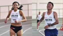 David Ninavia y Benita Parra conquistan el oro en 3.000 metros del Sudamericano Indoor de atletismo