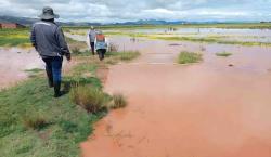 Reportan 41 municipios que sufren el impacto de los desastres naturales en La Paz, 102.483 familias están afectadas