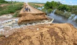 Emergencia en Pailón y Okinawa por desborde del Río Grande