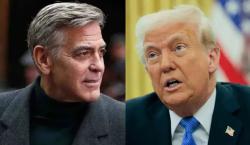 Trump arremete contra Clooney llamándolo “estrella de segunda” por defender la libertad de prensa