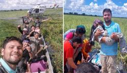 Familia de pescadores relata el rescate de sobrevivientes de avioneta accidentada en Beni