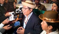 Patzi es postulado a la vicepresidencia y fija fecha para obtener respuesta de Andrónico
