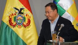 Luis Arce declina su candidatura a la reelección y llama a la unidad de la izquierda