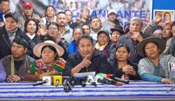 “Evistas” se movilizan: Anuncian concentración en La Paz hasta que Arce “se vaya”