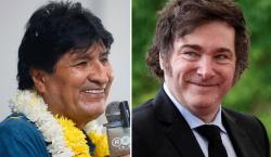 Evo culpa de la inflación a la “maquinita” de imprimir dinero y en Argentina ya lo identifican con Milei