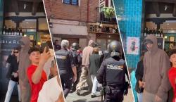 ¡No los perdonan! Clara Chía y Gerard Piqué fueron abucheados y escoltados por la Policía en España