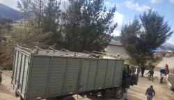 Evistas detienen camión militar en Colomi, denuncian que soldados pretendían ingresar al trópico
