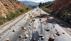 Día 13 de movilizaciones: Hay nueve puntos de bloqueo en carreteras del país