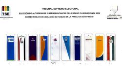 Así quedaron ubicados los partidos y alianzas en sorteo de la papeleta para las elecciones 2025