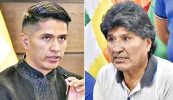 Evo tilda a Andrónico de “candidato improvisado” y anticipa victoria de la derecha