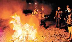 Más de 50 fogatas y una decena de incendios forestales fueron aplacados por las brigadas en La Paz y El Alto