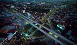 Tras casi dos años de construcción, inauguran el viaducto del cuarto anillo y Virgen de Cotoca