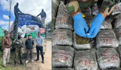 FELCN incauta más de 500 paquetes de droga ocultos en camión que iba a Quijarro