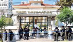 Amenazas de Evistas: La Policía anuncia investigación e intensifica el resguardo del TSE