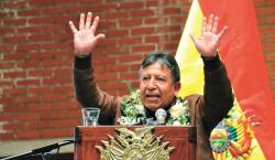 La Vicepresidencia contrata servicio para recopilar logros de Choquehuanca