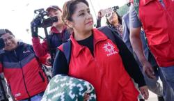La evista Ruth Nina sigue desafiante: “Es un honor estar aquí”
