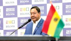 Arce usa los actos del Bicentenario para dar discursos políticos y atacar a la oposición