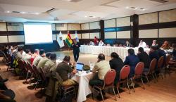 Conmebol y autoridades de Santa Cruz coordinan operativo para la final en el “Tahuichi”