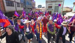 Manfred intensifica campaña en Chuquisaca y Uncía, norte de Potosí