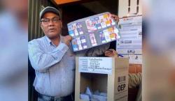 Incidentes por evistas que hacen campaña por el nulo al momento de votar
