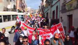 Cívicos de Potosí cumplen marcha contra los contratos del litio y no descartan acciones “más fuertes”