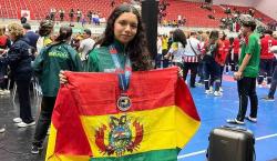 Saavedra logra medalla de plata para Bolivia en el Panamericano Junior