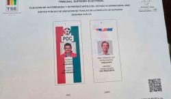 Segunda vuelta: TSE define que Rodrigo en el lado izquierdo y Tuto en el derecho en la papeleta para el balotaje