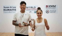 Moscoso se corona campeón en dobles mixtos junto a la mexicana Longoria 