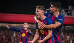 Barcelona se divierte ante el Valencia con media docena de goles