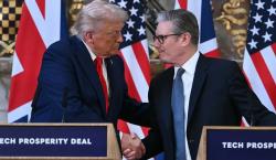 Trump reconoce decepción con Putin en visita a Reino Unido