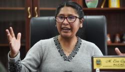 Rige orden de aprehensión contra Eva Copa por caída de mazamorra en Achocalla