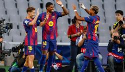 Barcelona arrolla al Olympiacos con media docena de goles