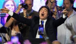 Peso argentino se dispara tras la victoria de Milei