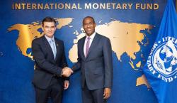 Rodrigo Paz visita al FMI y éste dice estar dispuesto apoyar en reformas económicas