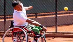 Aponte hace historia: primer boliviano en competir en tenis sobre silla en los Parapanamericanos Juveniles