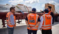 Obras Públicas entrega la ampliación de plataforma, pasillo y puente de abordaje en el aeropuerto de Viru Viru