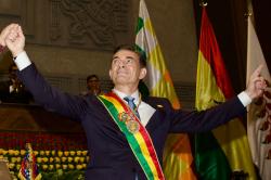 Rodrigo Paz: “Por Dios, la familia y la patria, sí juro”