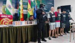 Capturan a tres implicados en robó de 26 celulares de alta gama en Equipetrol