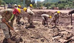 Obras Públicas coordina acciones para restablecer la transitabilidad en Samaipata