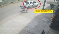 Buscan al conductor de un vehículo que atropelló a un ciclista de la tercera edad