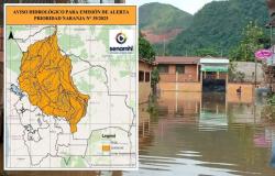 Senamhi lanza alerta naranja ante riesgo de desborde de ríos en cinco departamentos