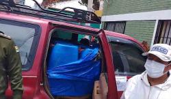 Secuestran 700 litros de diésel dentro de una vagoneta en la carretera a Copacabana