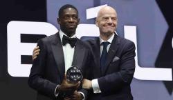 Ousmane Dembélé completa un año mágico al ganar el premio The Best de la FIFA